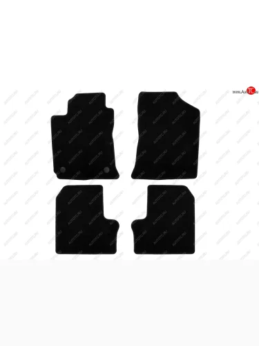 Комплект ковриков в салон (чёрные, текстиль) Klever Econom BYD F3 (2005-2014) седан