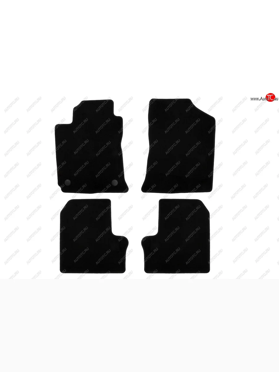 Комплект ковриков в салон (чёрные, текстиль) Klever Econom  BYD F3 (2005-2014)  в Самаре Самарской области