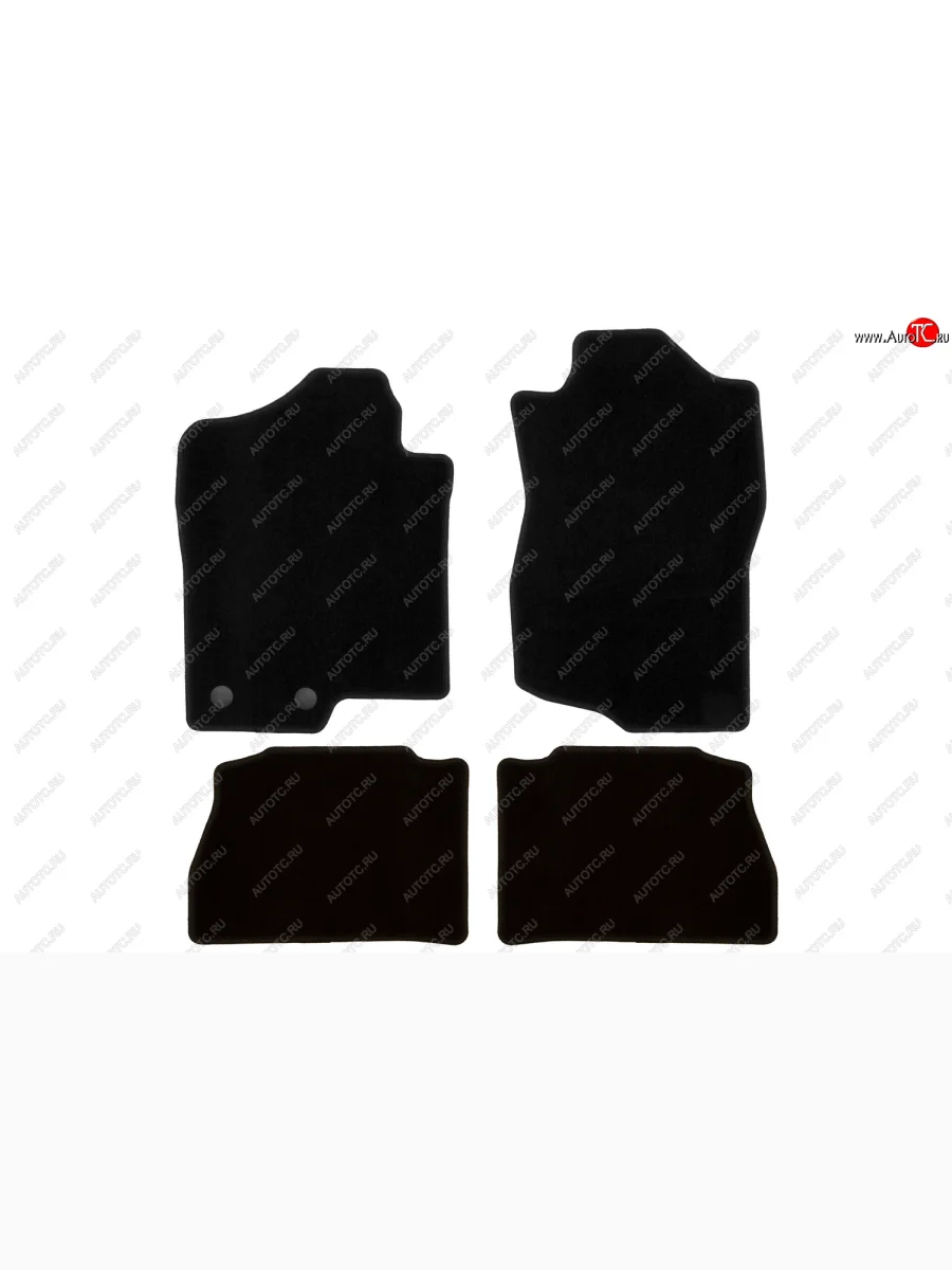Комплект ковриков в салон (АКПП, чёрные, текстиль) Klever Econom Chevrolet Tahoe GMT900 5 дв. (2006-2013)  в Самаре Самарской области