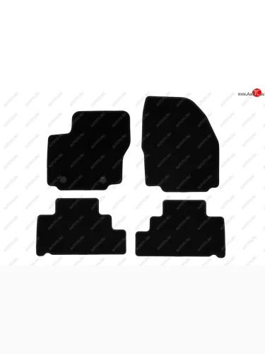 Комплект ковриков в салон (чёрные, текстиль) Klever Econom Ford Galaxy 2 рестайлинг (2010-2015)