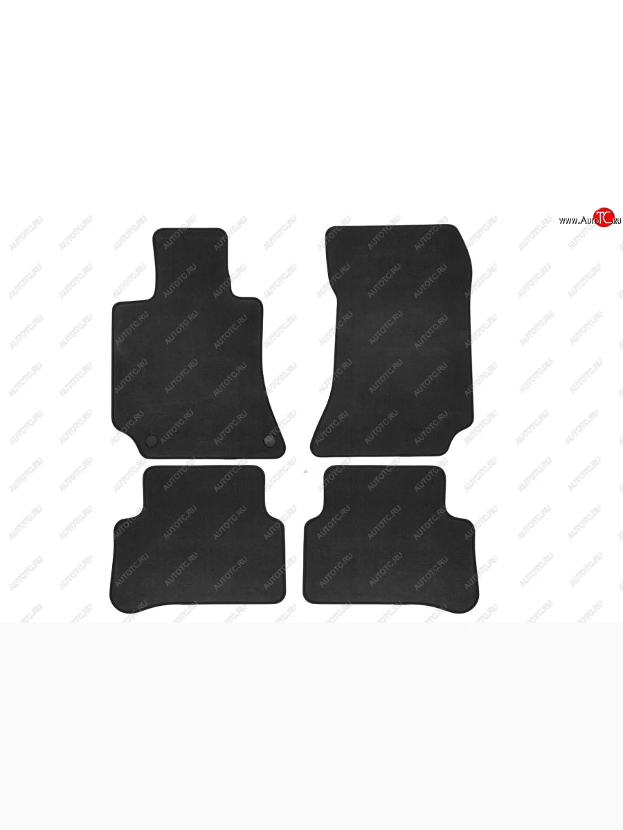 Комплект ковриков в салон (АКПП, чёрные, текстиль) Klever Econom  Mercedes-Benz E-Class (2009-2012) W212  в Самаре Самарской области