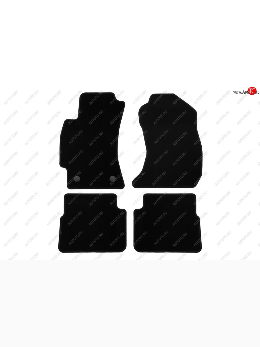 Комплект ковриков в салон (чёрные, текстиль) Klever Econom Subaru Forester SH (2008-2013)  в Самаре Самарской области
