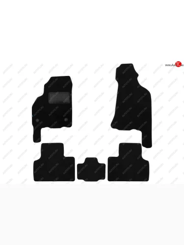 Комплект ковриков в салон (чёрные, текстиль) Klever Premium Лада ВАЗ Приора  2171 (2013-2015) универсал рестайлинг