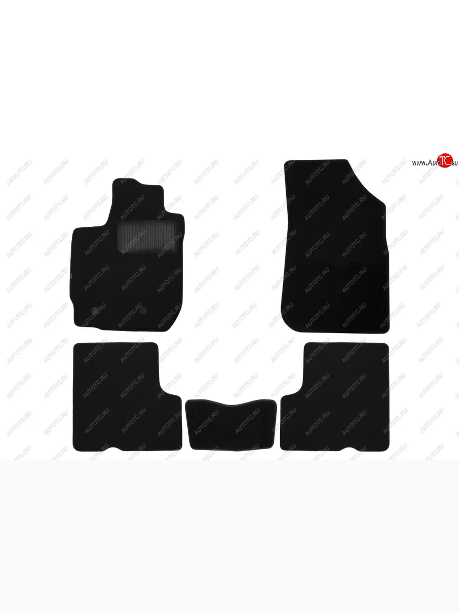 Комплект ковриков в салон (чёрные, текстиль) Klever Premium Renault Duster HM рестайлинг (2021-2024) (Чёрные)  с доставкой в г. Керчь