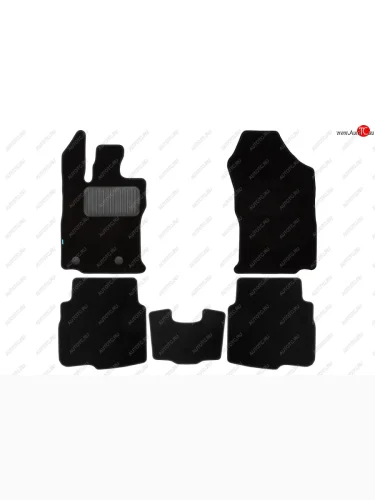 Комплект ковриков в салон (чёрные, текстиль) Klever Premium Subaru Outback  BT (2019-2025) универсал