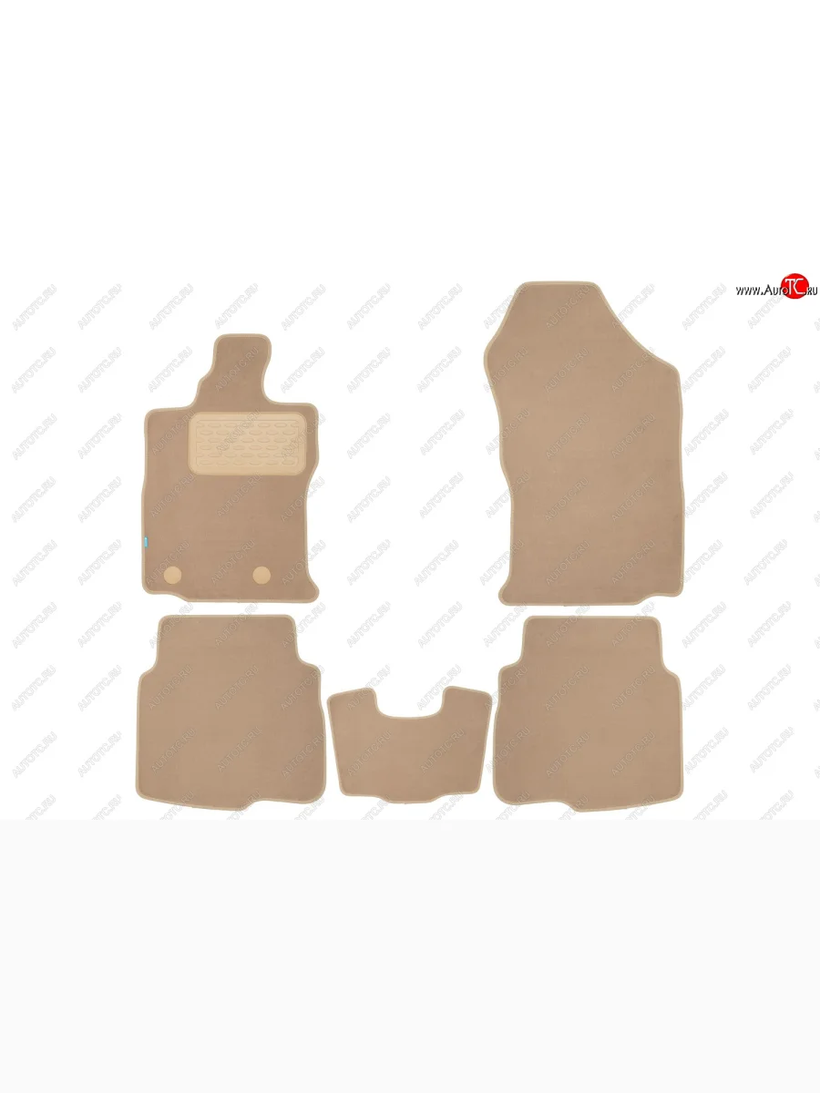 Комплект ковриков в салон (бежевые, текстиль) Klever Premium  Subaru Outback (2019-2025) BT (Бежевые)  в Самаре Самарской области