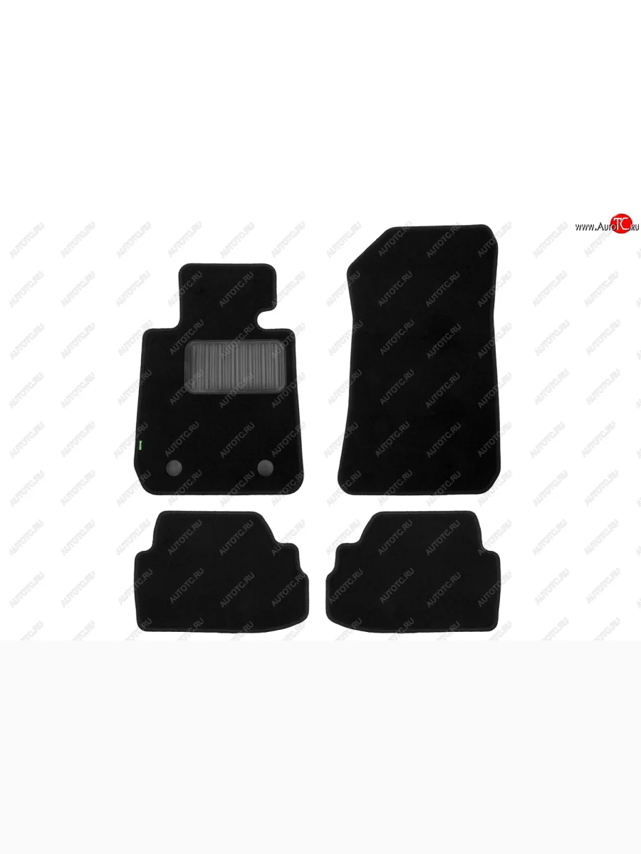 Комплект ковриков в салон (чёрные, текстиль) Klever Standard BMW 1 серия E81 хэтчбэк 3 дв. рестайлинг (2007-2012)  с доставкой в г. Керчь