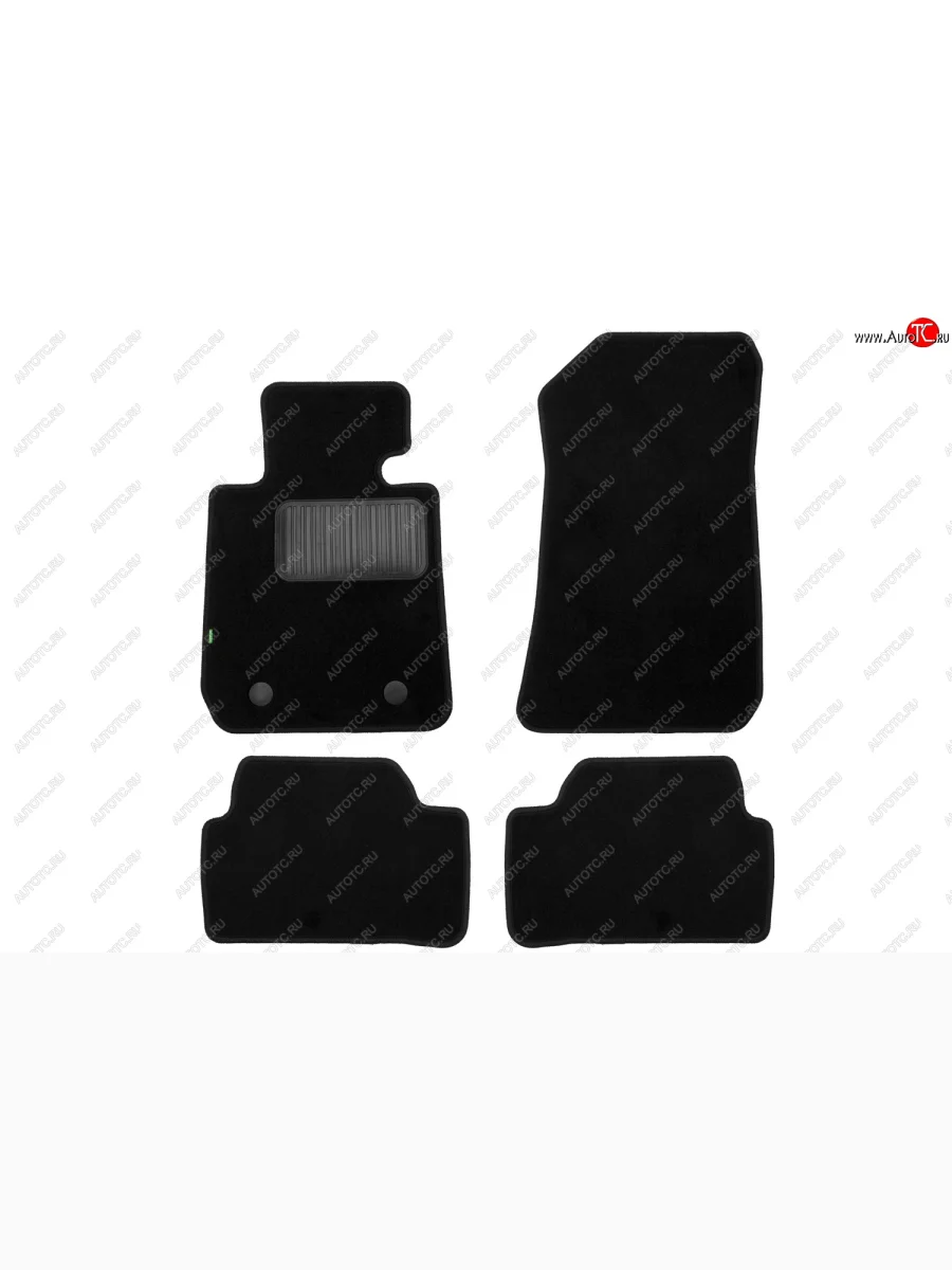 Комплект ковриков в салон (чёрные, текстиль) Klever Standard  BMW 1 серия (2004-2011) E87  в Керчи Республика Крым