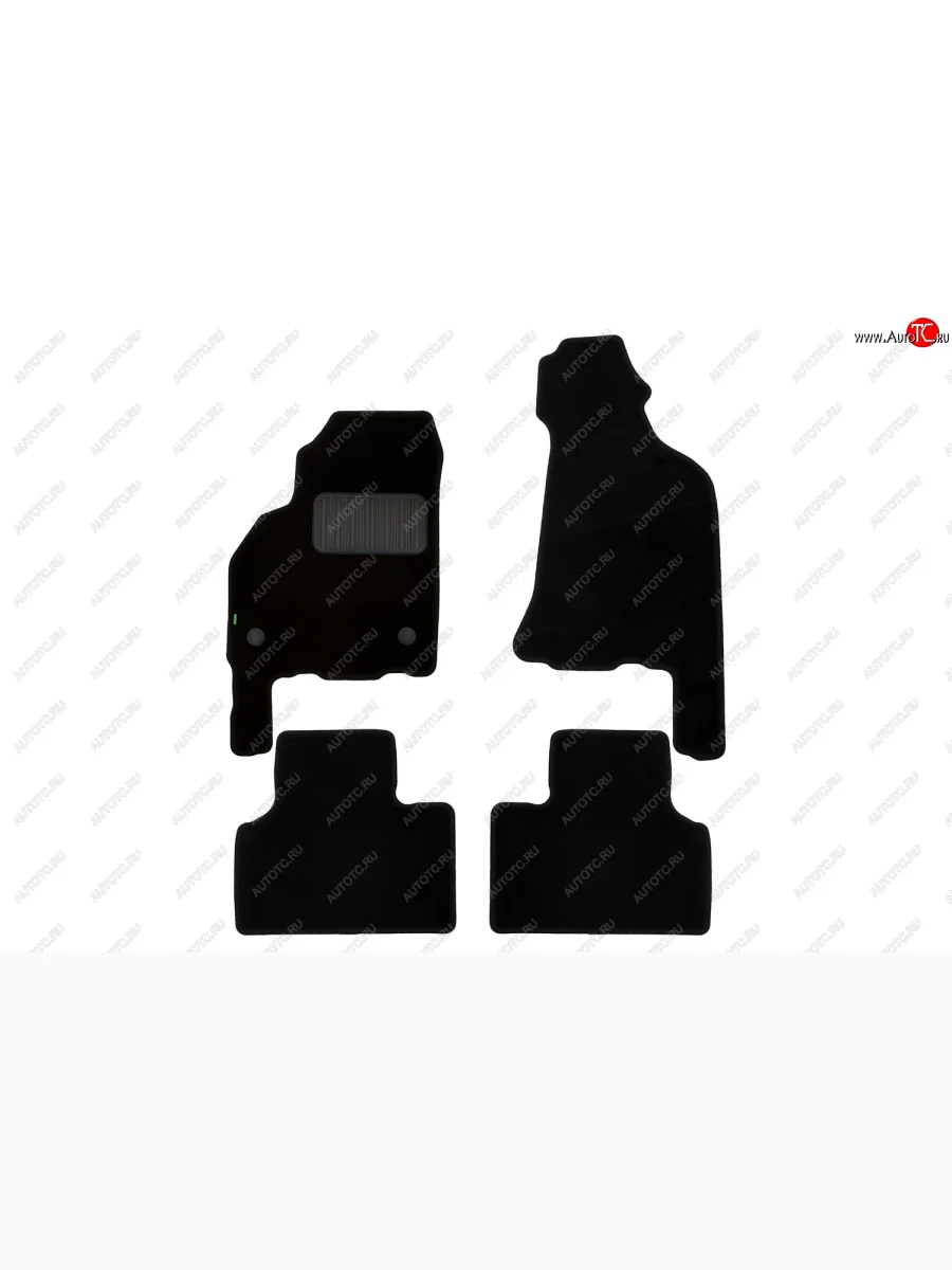 Комплект ковриков в салон (чёрные, текстиль) Klever Standard  Лада ВАЗ Приора (2013-2018) 2170, 2172  в Керчи Республика Крым