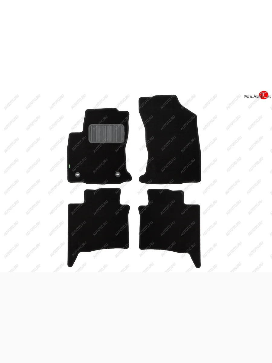 Комплект ковриков в салон (чёрные, текстиль) Klever Standard Toyota Fortuner AN160 дорестайлинг (2015-2020)  в Перми Пермском крае