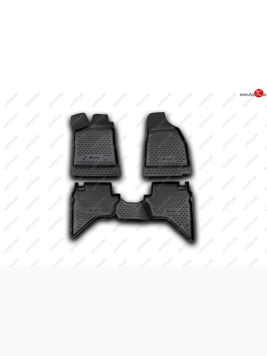 Комплект ковриков в салон (чёрные, полиуретан) Element  Mazda BT-50 (2006-2018)  в Самаре Самарской области