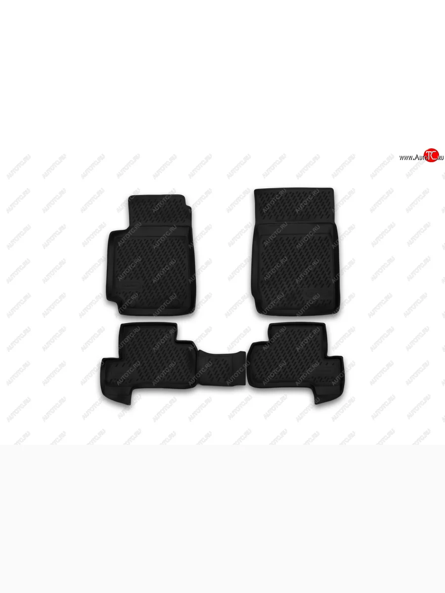 Комплект ковриков в салон (чёрные, полиуретан) Element Suzuki Grand Vitara JT 3 двери 2-ой рестайлинг (2012-2016)  в Керчи Республика Крым