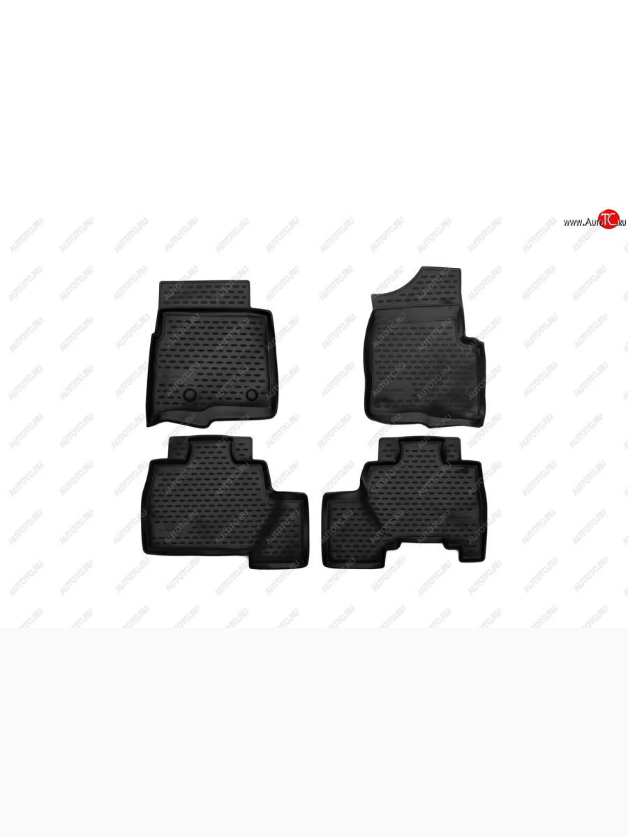 Комплект ковриков в салон (Super Cab, полиуретан, чёрные) Element  Ford F 150 (2008-2014) 7  в Самаре Самарской области