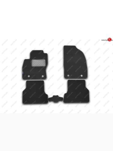Комплект ковриков в салон (текстиль, чёрные) Element Ford Focus 2  седан дорестайлинг (2004-2008)