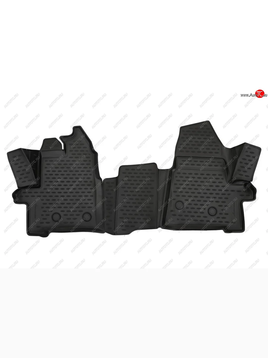 Комплект ковриков в салон (МКПП, полиуретан, чёрные) FORD  Ford Transit (2014-2022)  в Керчи Республика Крым