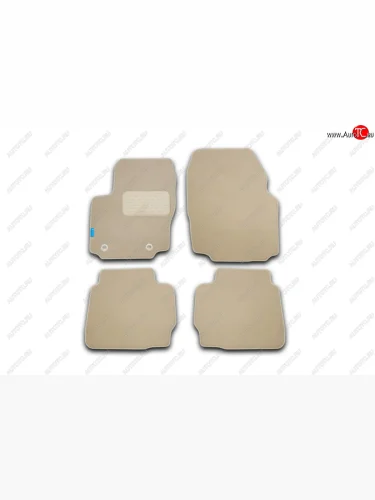 Комплект ковриков в салон (текстиль, бежевые) Element (Бежевые) Hyundai Coupe (2002-2008)