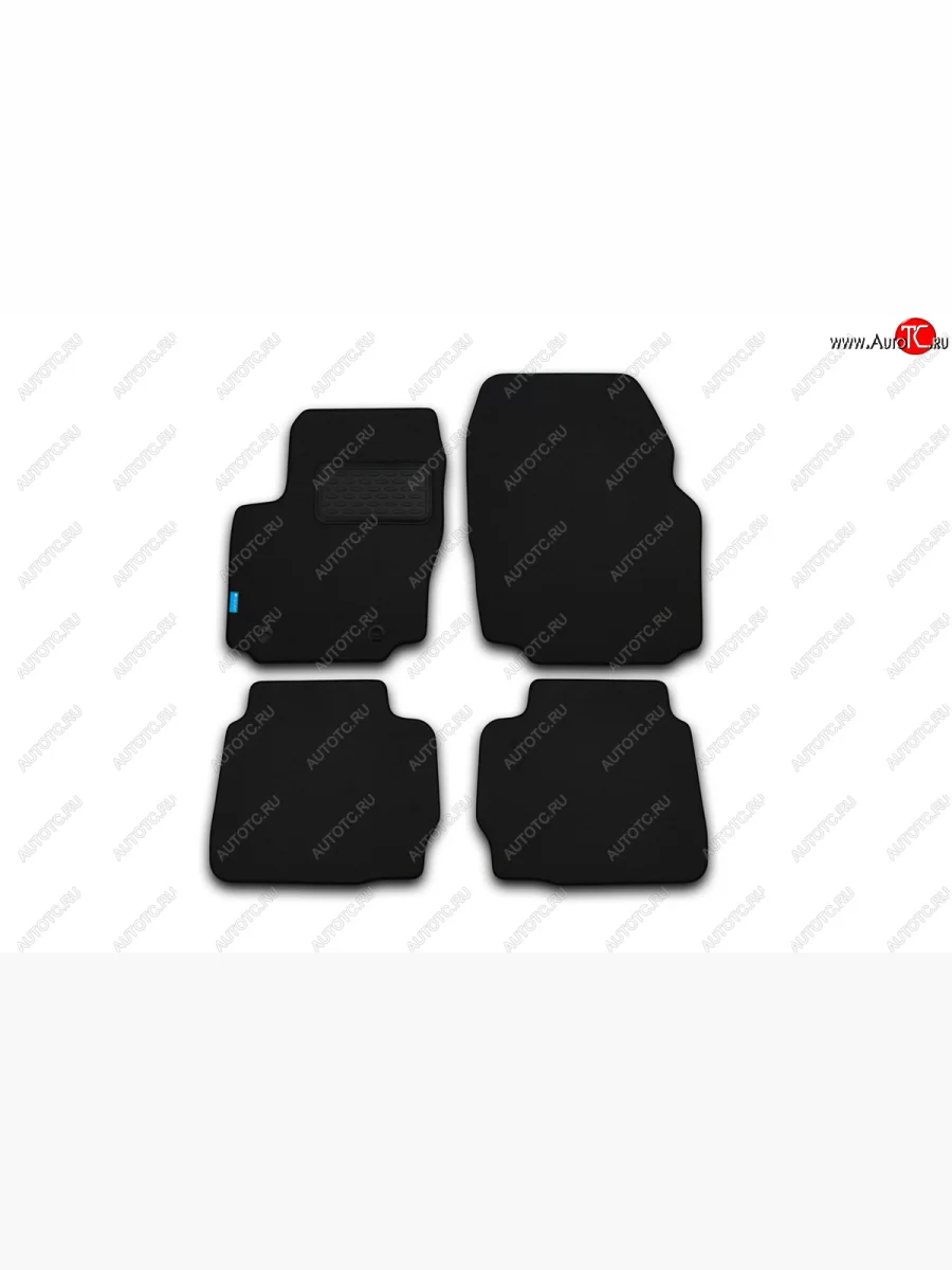 Комплект ковриков в салон (текстиль, чёрные) Element  Hyundai Genesis (2008-2012) BH  в Перми Пермском крае