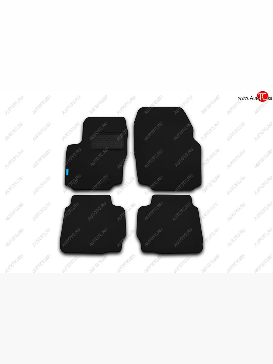 Комплект ковриков в салон (купе, текстиль, чёрные) Element Hyundai Genesis DH седан рестайлинг (2014-2017)  в Самаре Самарской области