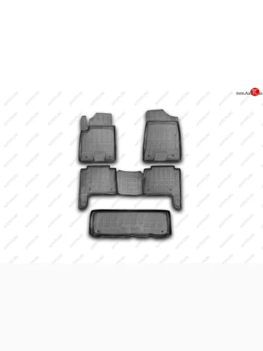 Комплект ковриков в салон (полиуретан, чёрные) INFINITI INFINITI QX56 Z62 (2010-2013)