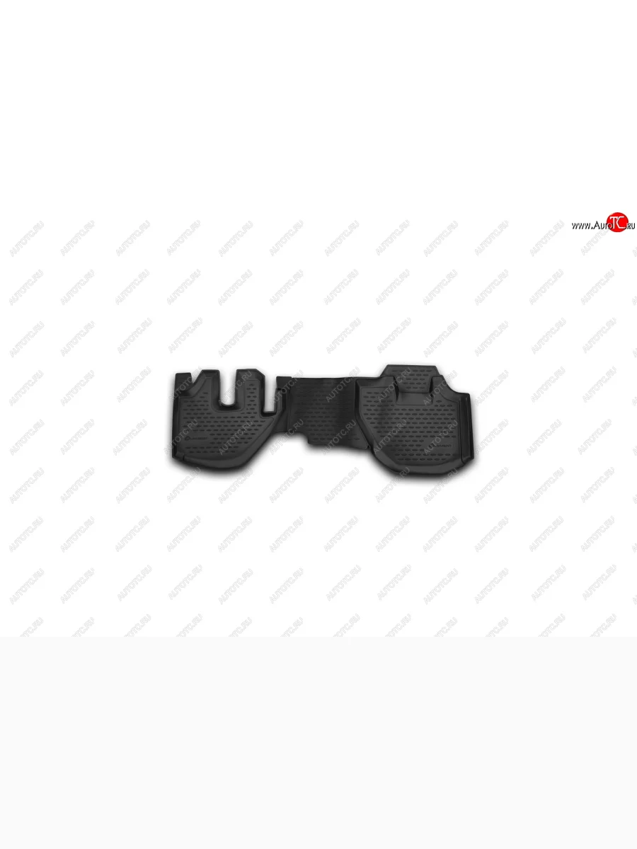 Комплект ковриков в салон (полиуретан, чёрные) Element  Isuzu NQR75 (2007-2025)  в Самаре Самарской области