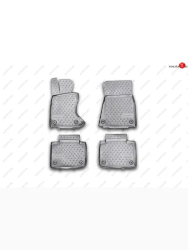 Комплект ковриков в салон (полиуретан, серые) Element (Серые) Lexus GS350  L10 (2011-2016)