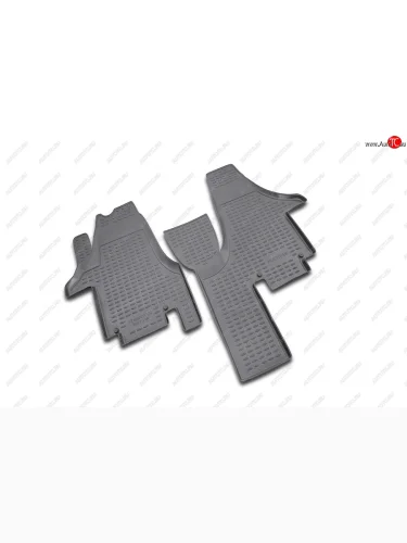 Комплект ковриков в салон (полиуретан, серые) Element (Серые) Volkswagen Multivan T5  дорестайлинг (2003-2009)