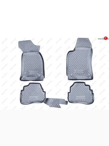 Комплект ковриков в салон (полиуретан, серые) Element Volkswagen Passat B5.5 универсал рестайлинг (2000-2005)