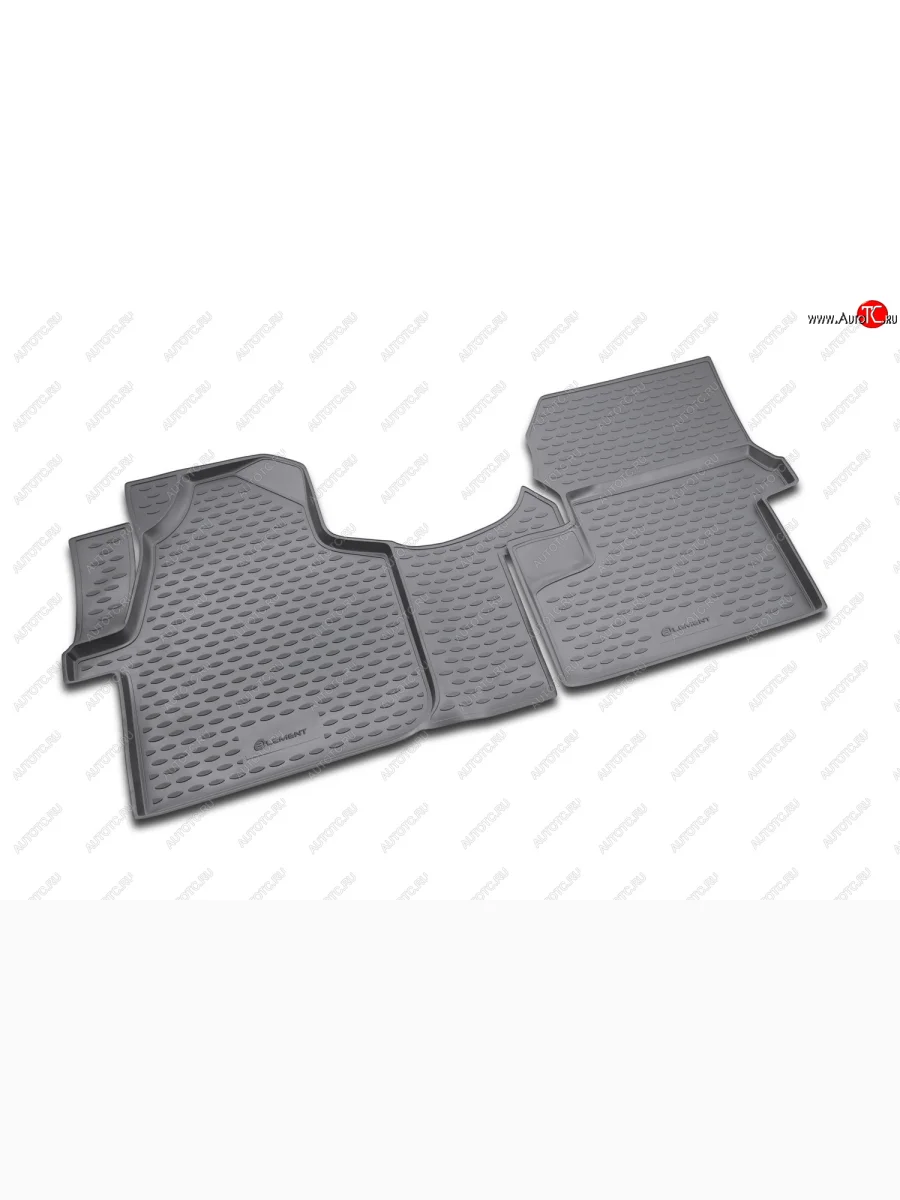 Комплект ковриков в салон (полиуретан, серые) Element  Volkswagen Crafter (2006-2017) 1  в Керчи Республика Крым