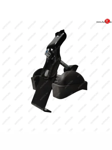 Багажник в сборе в обхват дверного проема LUX CITY (черные дуги, длина 105 см) Audi A4  B9 (2016-2020) дорестайлинг,седан