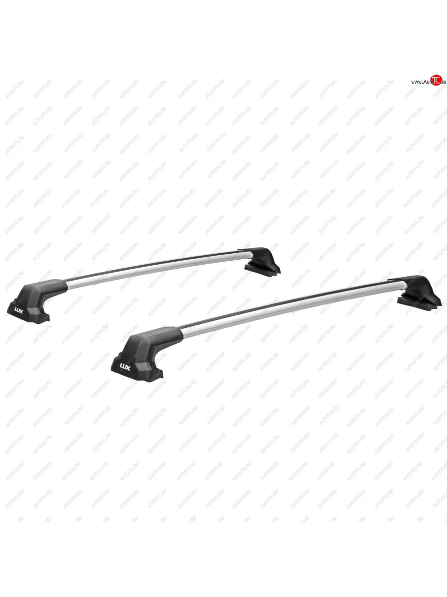 Багажник сборе в штатные места LUX CITY  Ford C-max (2003-2010), Ford Focus (2004-2011), Hyundai Solaris (2010-2017), Mazda 3/Axela (2003-2013), Mazda 6 (2002-2012) (дуги серые, 105 см)  в Самаре Самарской области