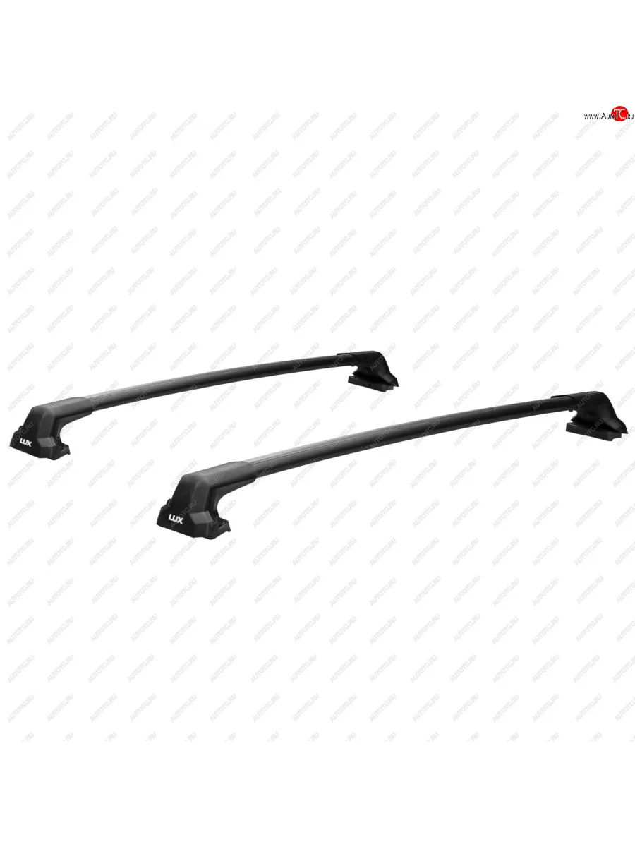 Багажник сборе в штатные места LUX CITY  Land Rover Discovery (2004-2009) 3 L319 (дуги черный, 105 см)  с доставкой в г. Керчь