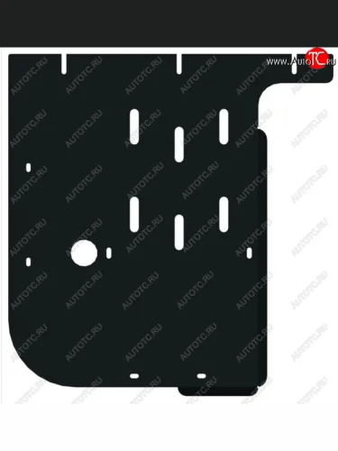 Защита МКПП (1,6) ALFECO (алюминий 3 мм) BMW 1 серия E81 хэтчбэк 3 дв. рестайлинг (2007-2012)