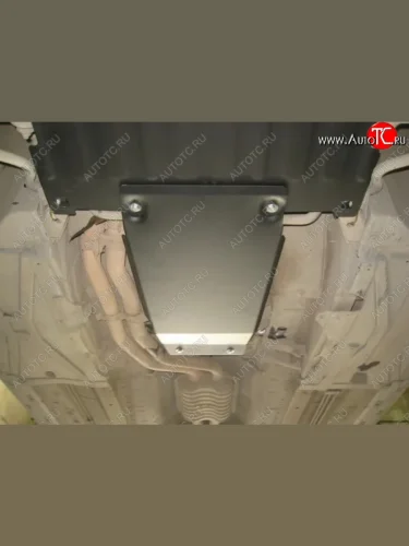 Защита МКПП (2,0; 2,3; 2,5; 2,8) ALFECO (алюминий 4 мм) BMW 5 серия E39 седан рестайлинг (2000-2003)