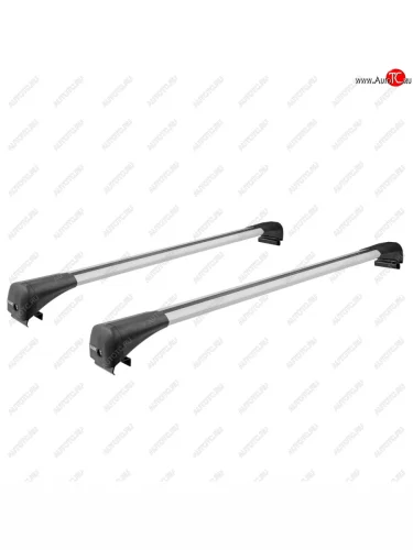 Багажник в сборе на низкие рейлинги LUX BRIDGE (серебро) Hyundai Tucson  TL (2015-2021) дорестайлинг, рестайлинг