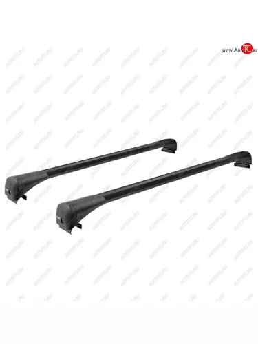 Багажник в сборе на низкие рейлинги LUX BRIDGE (черный) Hyundai Tucson  TL (2015-2021) дорестайлинг, рестайлинг