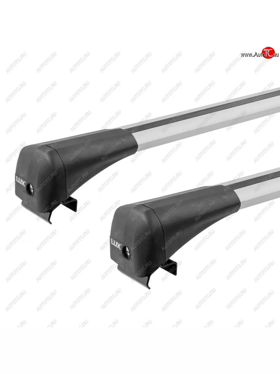 Багажник сборе на низкие рейлинги LUX BRIDGE  Volvo XC40 (2017-2022) (серебро)  в Воронеже Воронежской области
