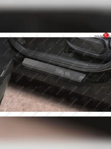 Накладки на порожки салона Russtal (Нержавейка зеркальная) KIA Sportage  5 NQ5 (2021-2025)