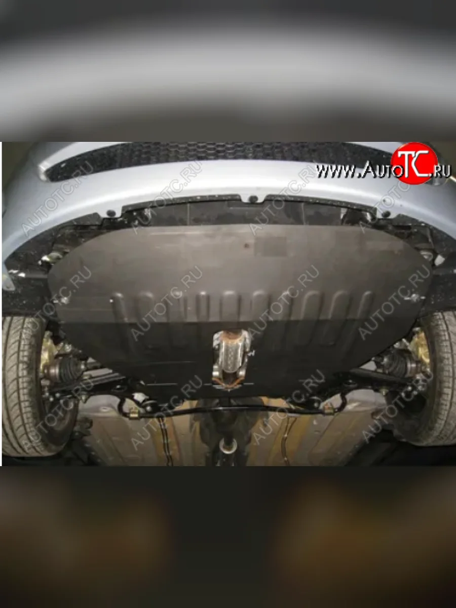 Защита картера двигателя и КПП (V-1,5) Alfeco Chery Bonus (A13) лифтбэк (2011-2016) (Алюминий 3 мм)  в Перми Пермском крае