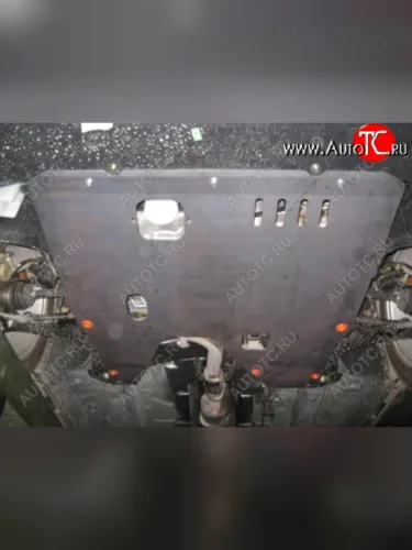 Защита картера двигателя и КПП (V-1,6) Alfeco (Алюминий 4 мм) Chery M11 A3 седан (2010-2016)