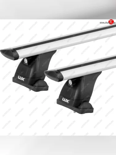 Багажник на крышу без рейлингов сборе LUX (дуги аэро-трэвэл 120 см, с замком, серебро) Hyundai IX35  LM (2013-2018) рестайлинг