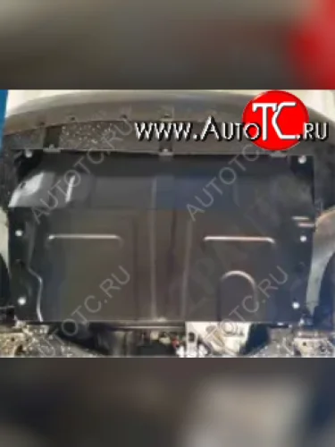 Защита картера двигателя и КПП (малая, V-1,6T; 2,0T) Alfeco (Сталь 2 мм) Chery Tiggo 8 PRO (2021-2025)