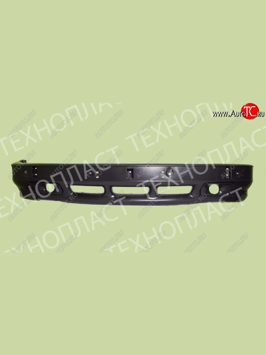 Передний бампер (вариант 2, с отверстиями под ПТФ) Технопласт ГАЗ 3110 Волга (1997-2005)  в Самаре Самарской области