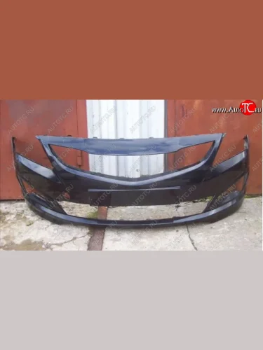 Передний бампер Технопласт Hyundai Solaris RBr седан рестайлинг (2014-2017)