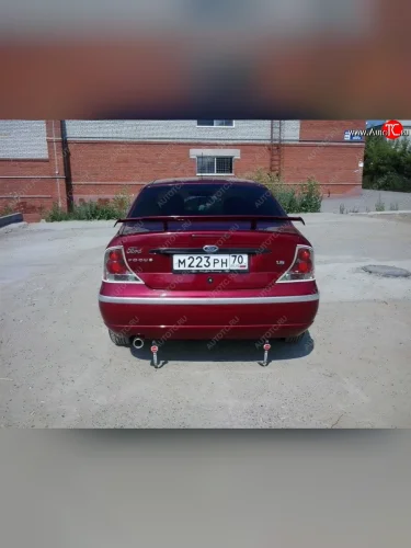 Низкий универсальный спойлер Кураж Hyundai Solaris HCR седан рестайлинг (2020-2022)