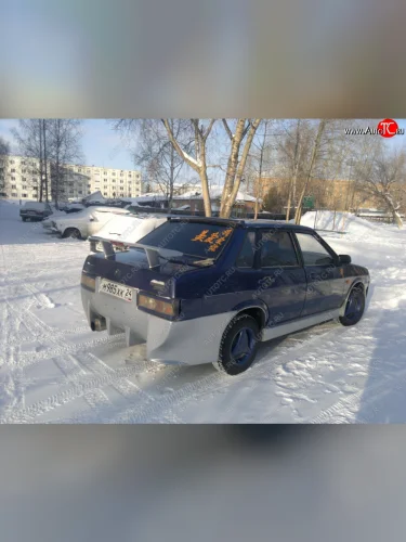 Высокий универсальный спойлер Кураж Hyundai Solaris HCR седан рестайлинг (2020-2022) (С местом под стоп сигнал)