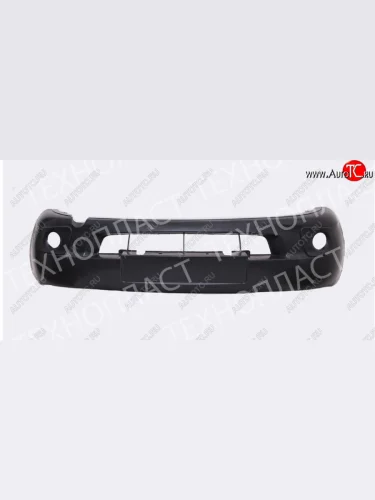 Передний бампер (с отверстиями под ПТФ) Технопласт Лада ВАЗ Калина 1119 хэтчбек (2004-2013)