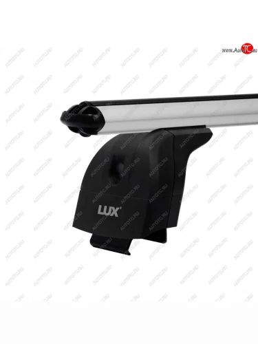 Багажник на крышу с низкими рейлингами сборе LUX (дуги аэро-классик 120 см, без замка, серебро) Suzuki Vitara  LY (2015-2025) дорестайлинг, рестайлинг