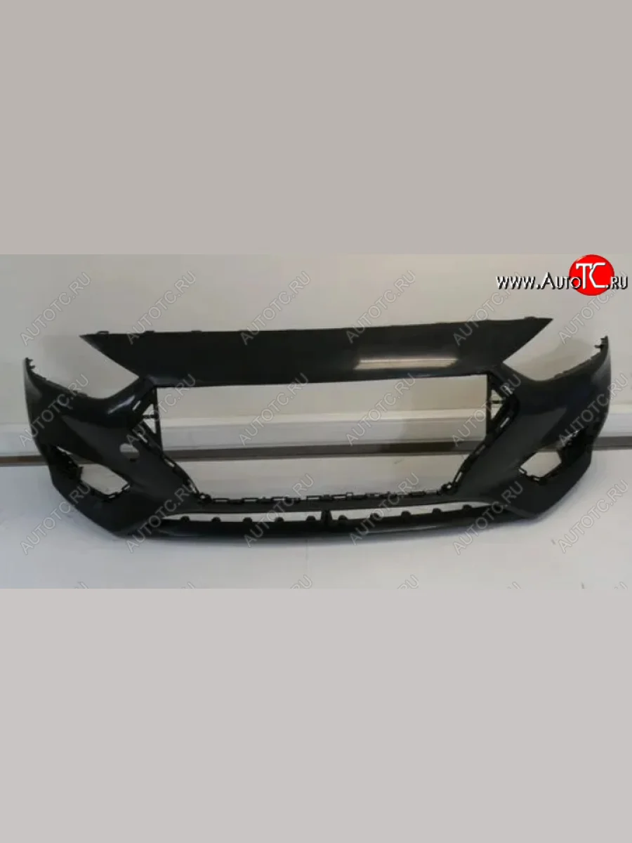 Передний бампер Технопласт Hyundai Solaris HCR седан дорестайлинг (2017-2020)  в Самаре Самарской области