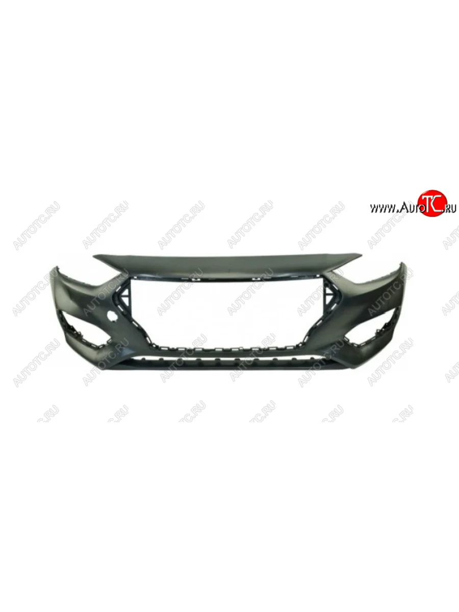 Передний бампер Технопласт Hyundai Solaris HCR седан рестайлинг (2020-2022)  с доставкой в г. Керчь