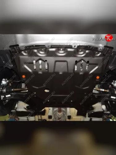 Защита картера двигателя и КПП (FWD) Alfeco (Алюминий 3 мм) Daihatsu Move  дорестайлинг (2014-2017)